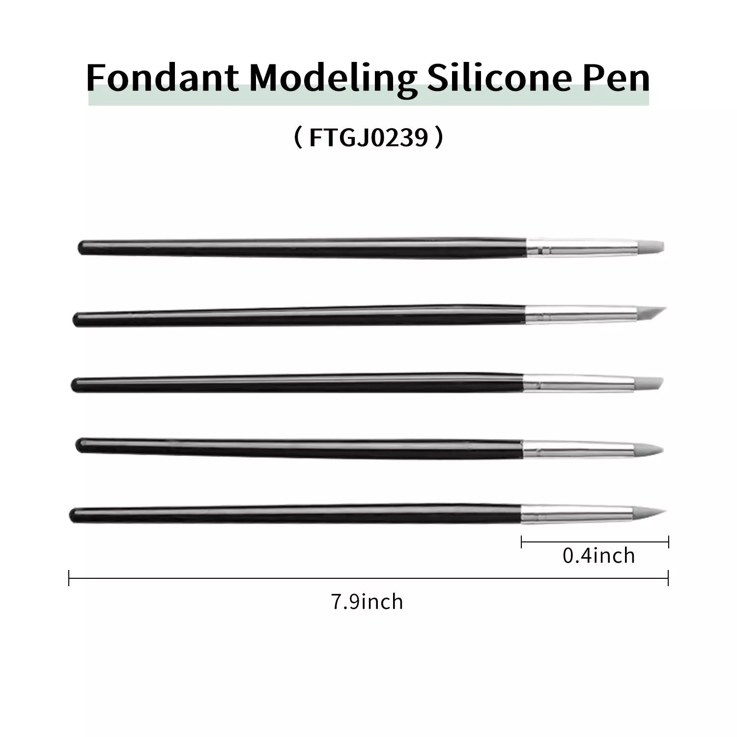 Fondant Shaping Silicone Pen