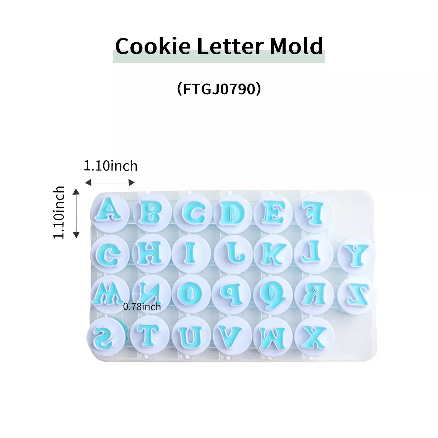 Number and Letter Pressing Mold