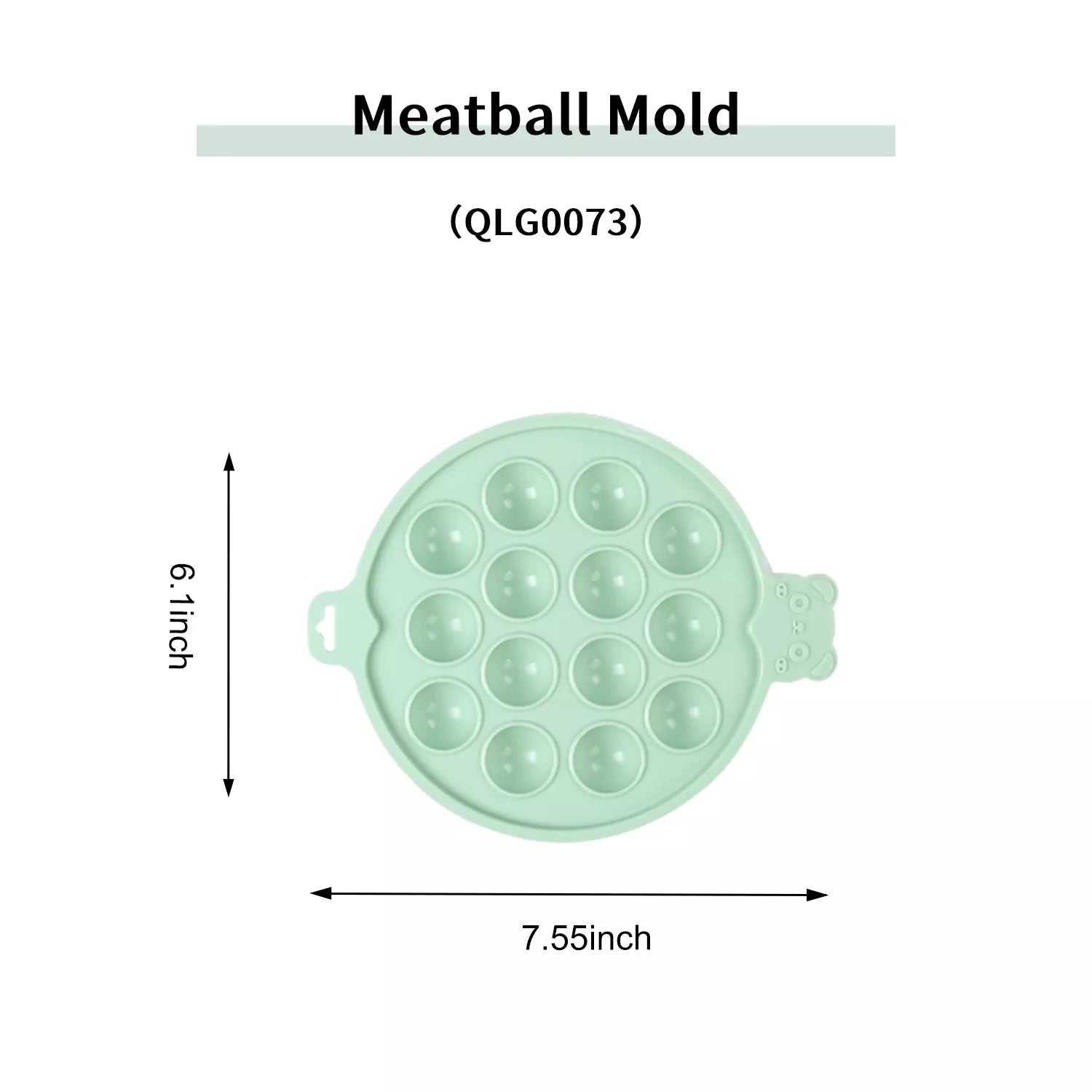 Meatball Baby Food Silicone Mold