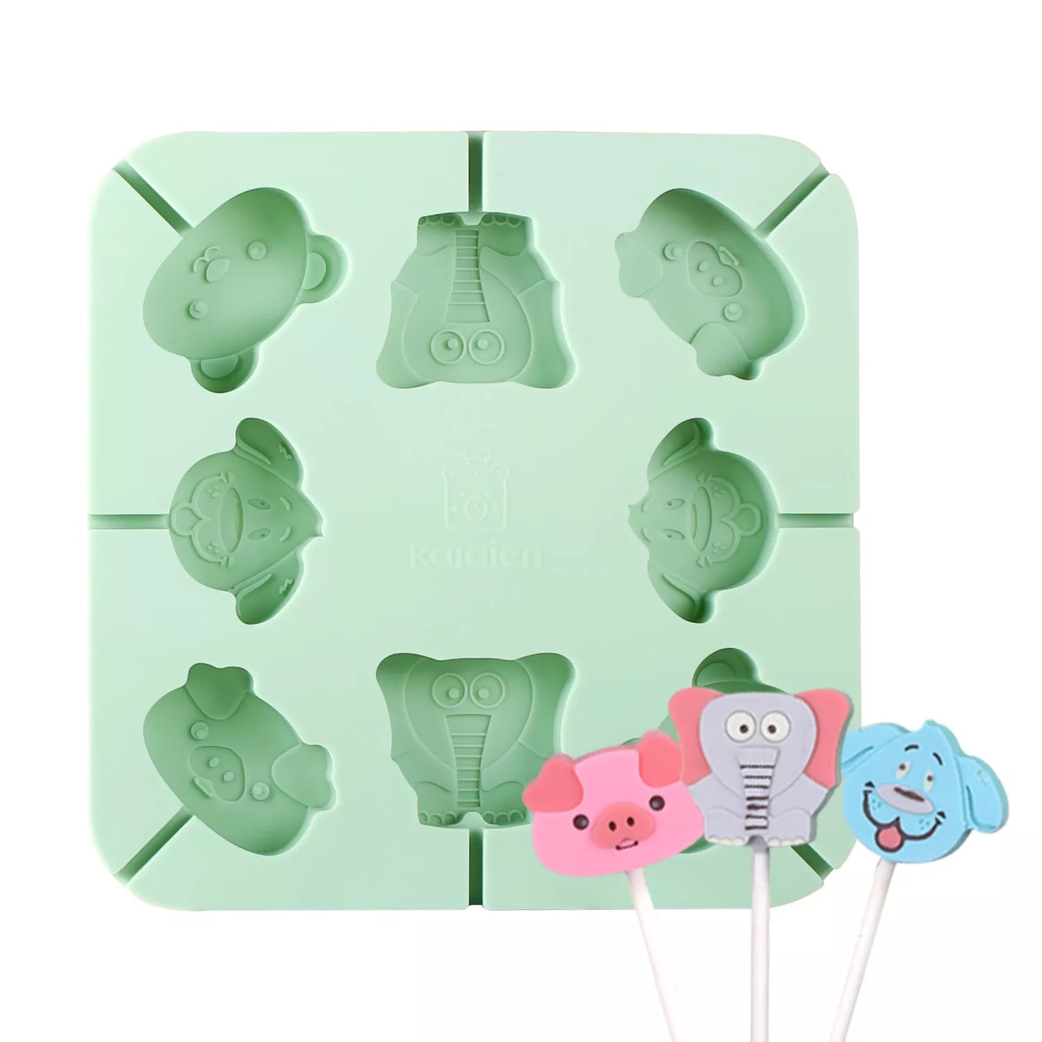 Cartoon Animal Lollipop Silicone Mold