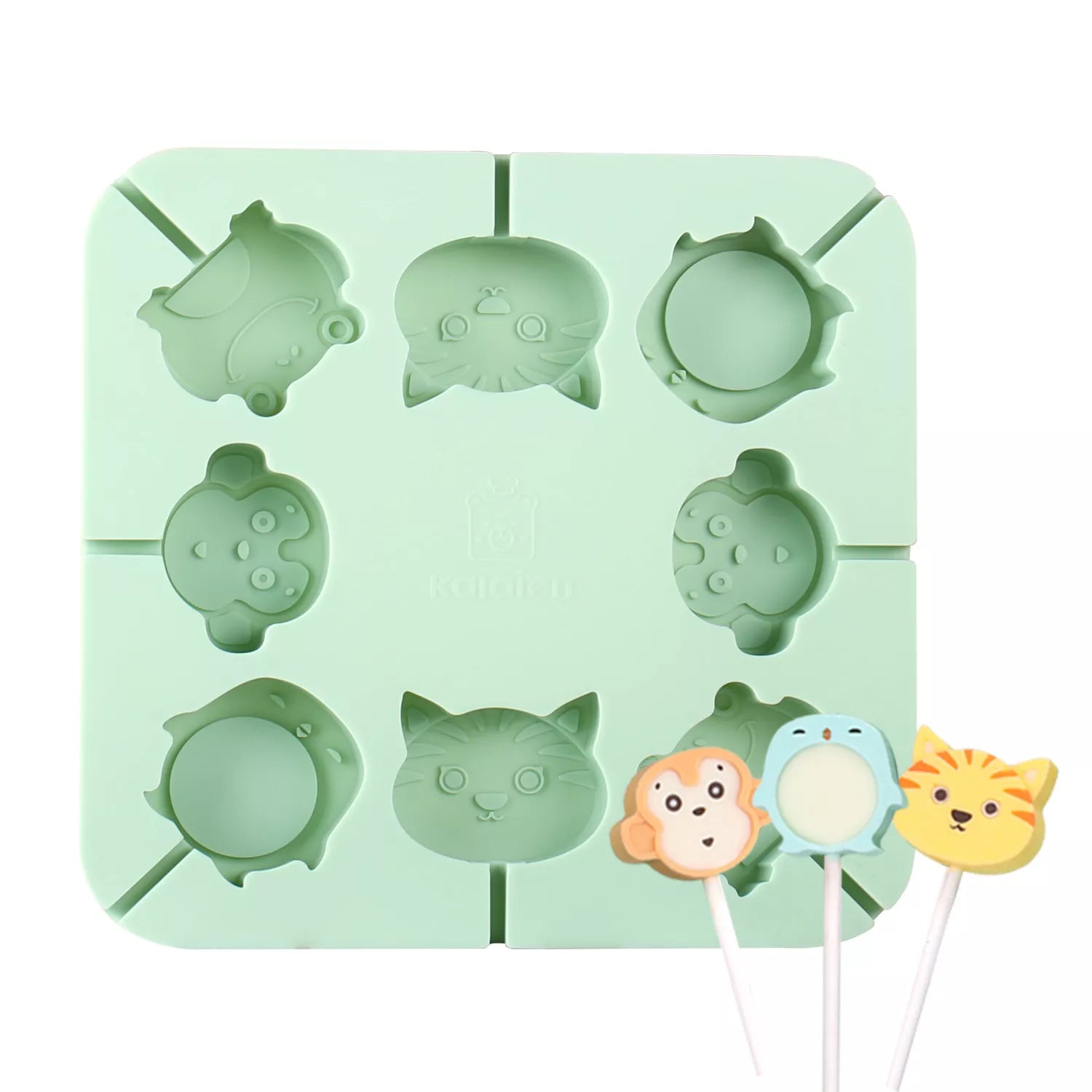 Cartoon Animal Lollipop Silicone Mold