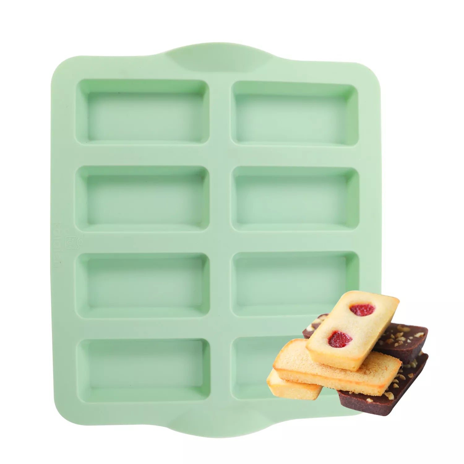 8 Cavities Rectangle Cake Mold
