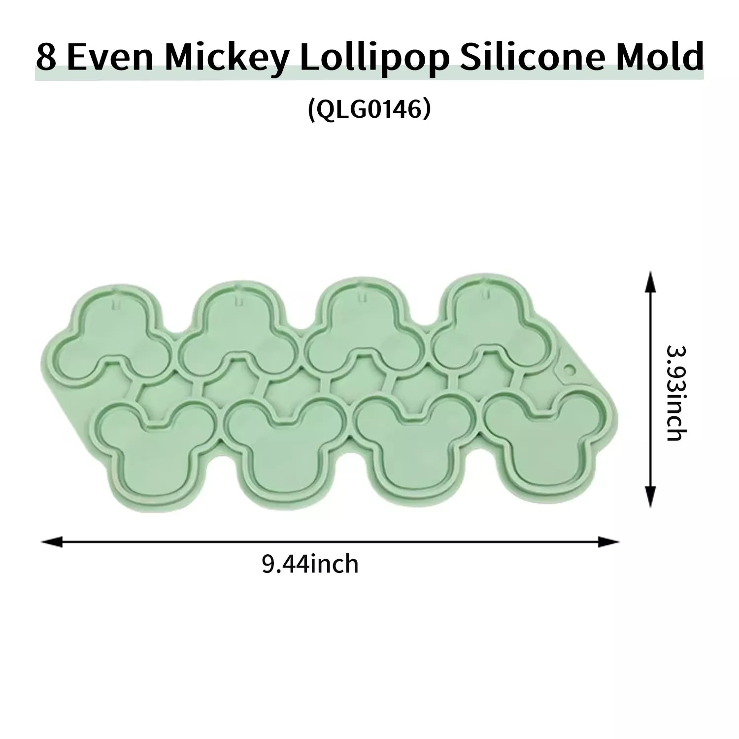 Heart-shaped, Hexagonal, Mouse, Circular Lollipop Silicone Mold with Upper and Lower Covers