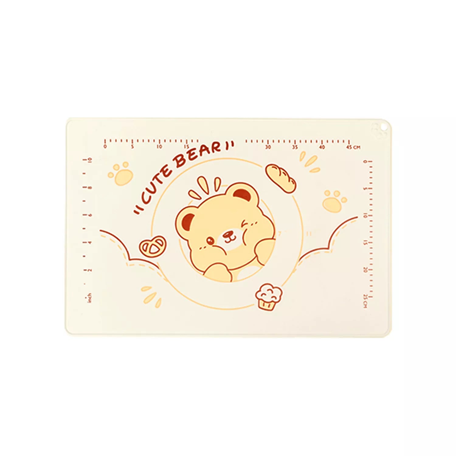 Bear Theme Kitchen Dough Mat