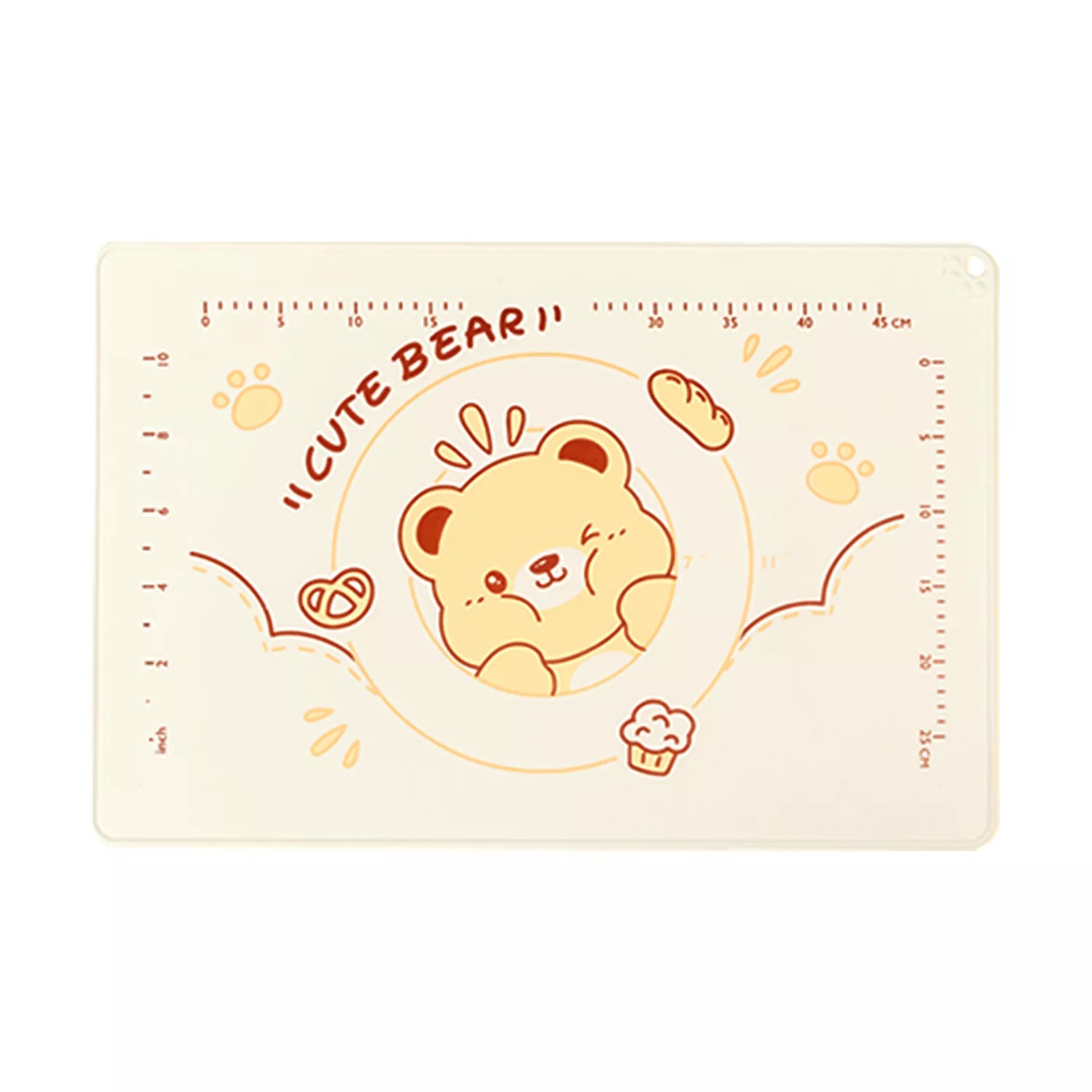 Bear Theme Kitchen Dough Mat