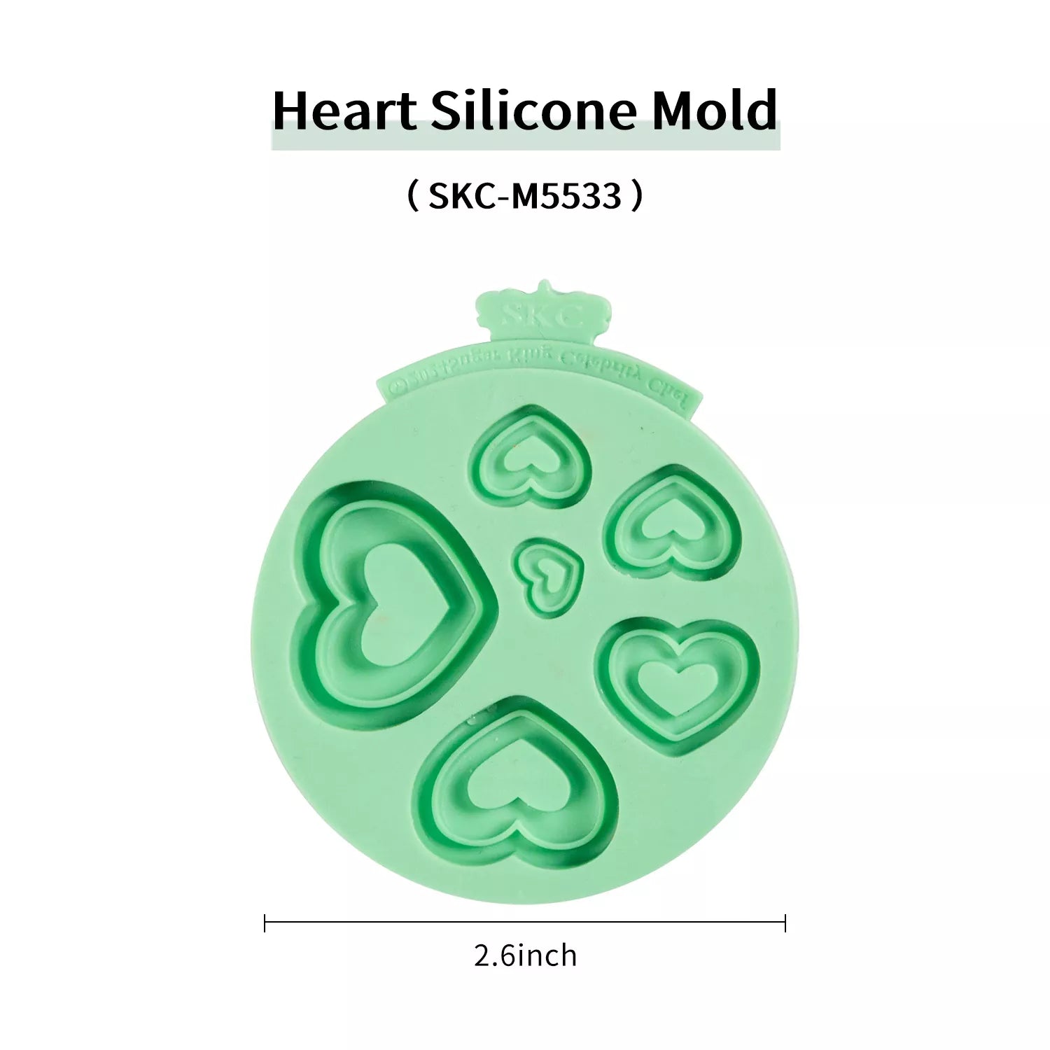 Star Light & Heart Silicone Mold