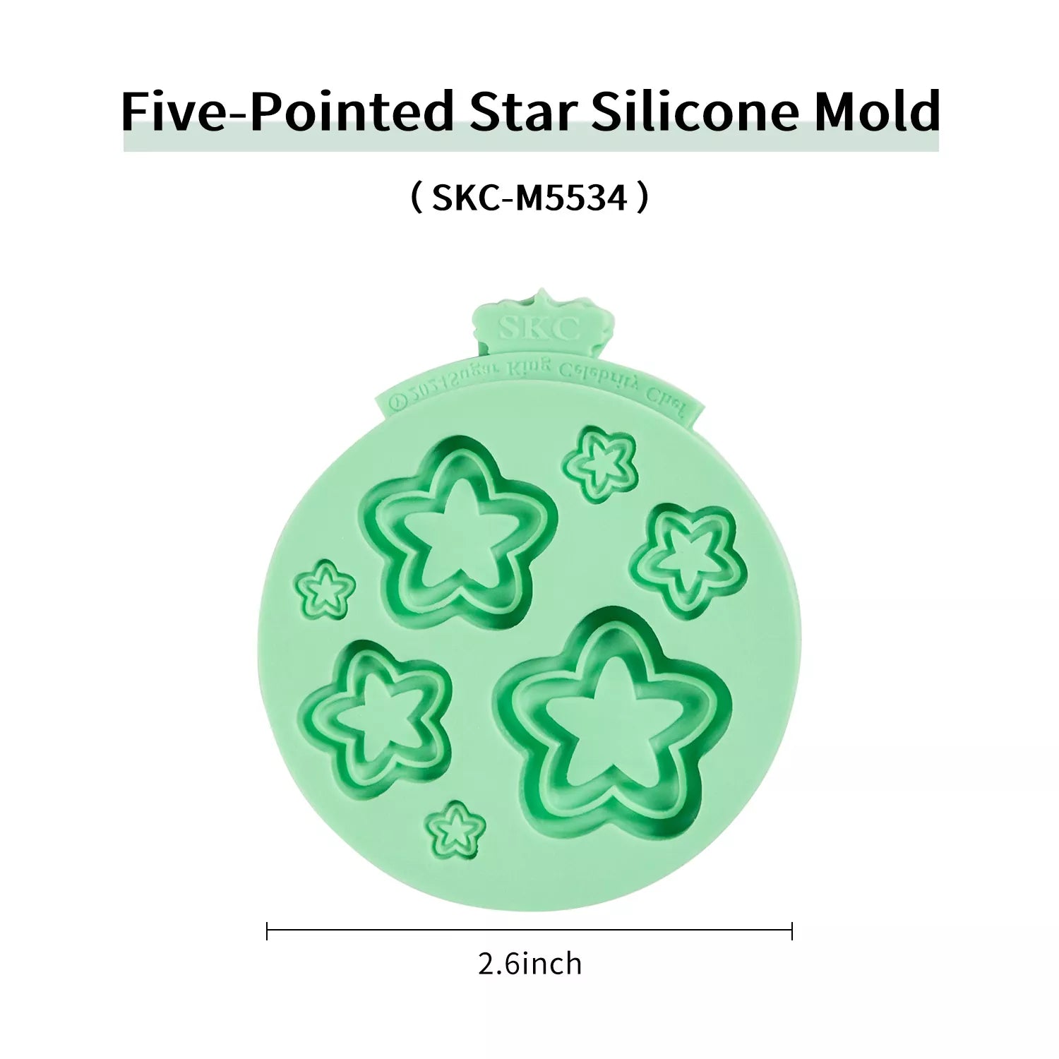 Star Light & Heart Silicone Mold