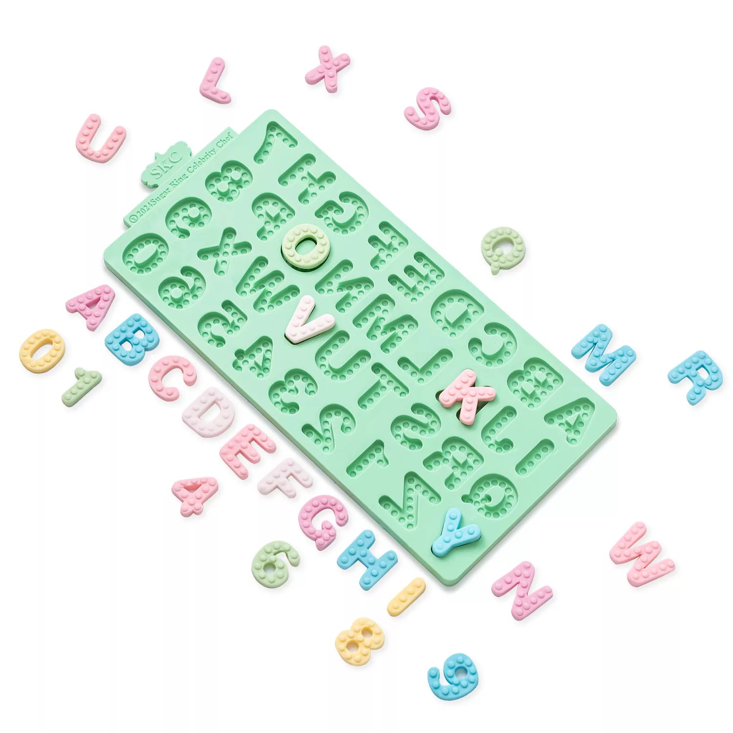 0-9 Numbers and A-Z Letters Silicone Mold
