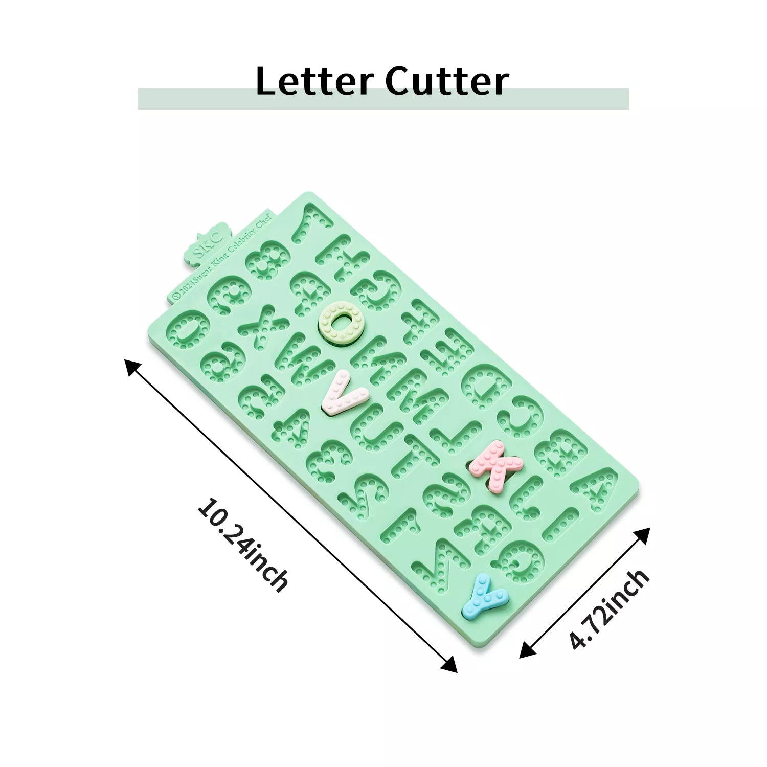 0-9 Numbers and A-Z Letters Silicone Mold