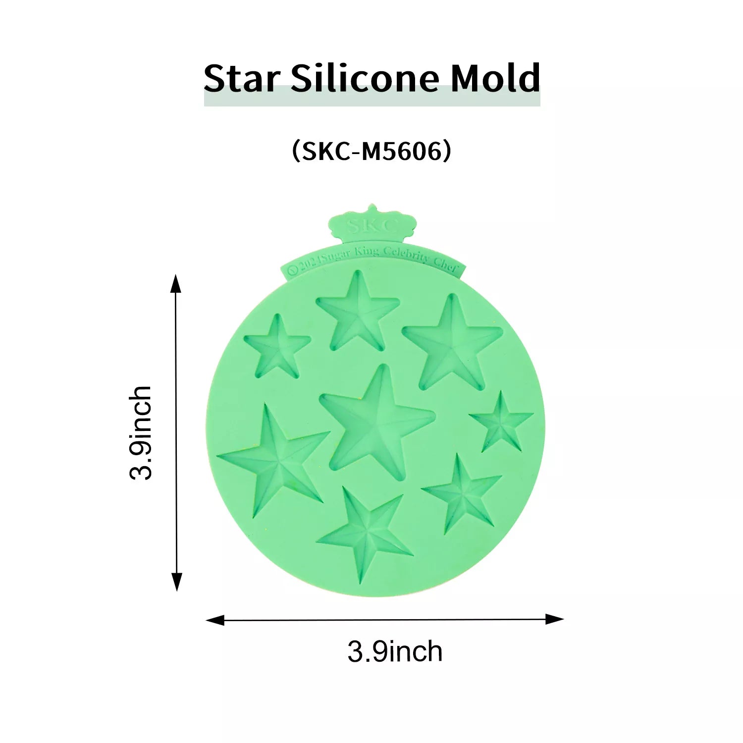Star Light & Heart Silicone Mold