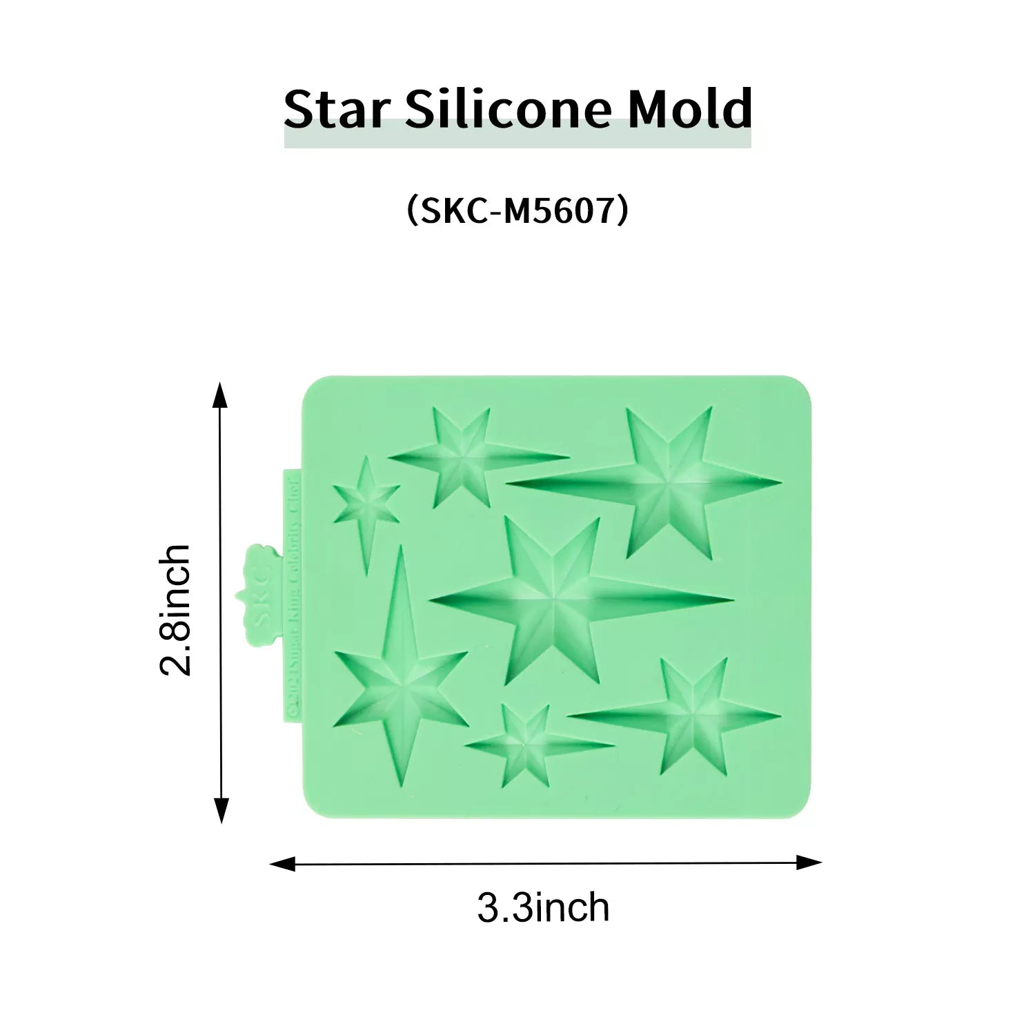 Star Light & Heart Silicone Mold