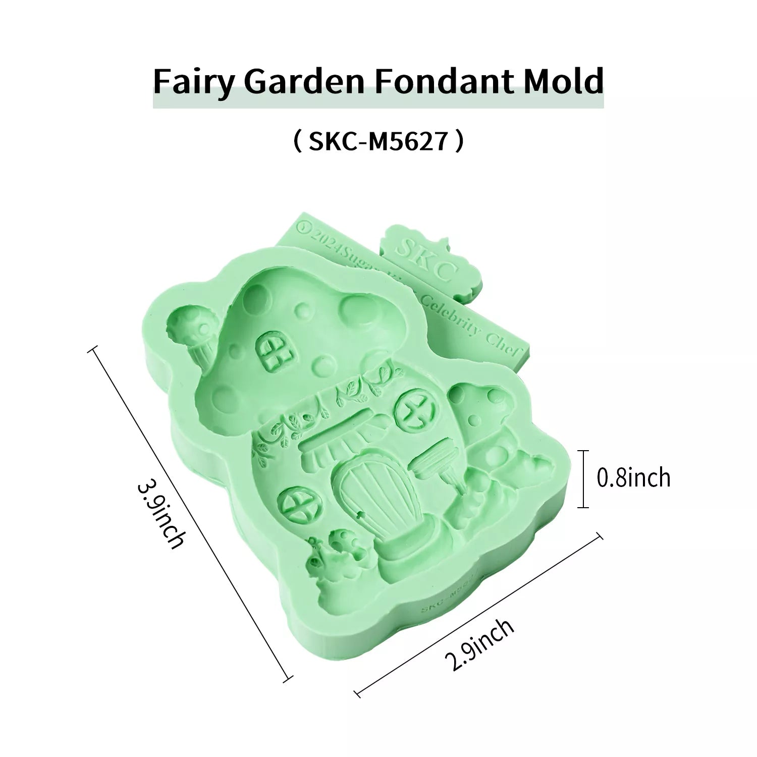 Cartoon Mushroom House Silicone Mold