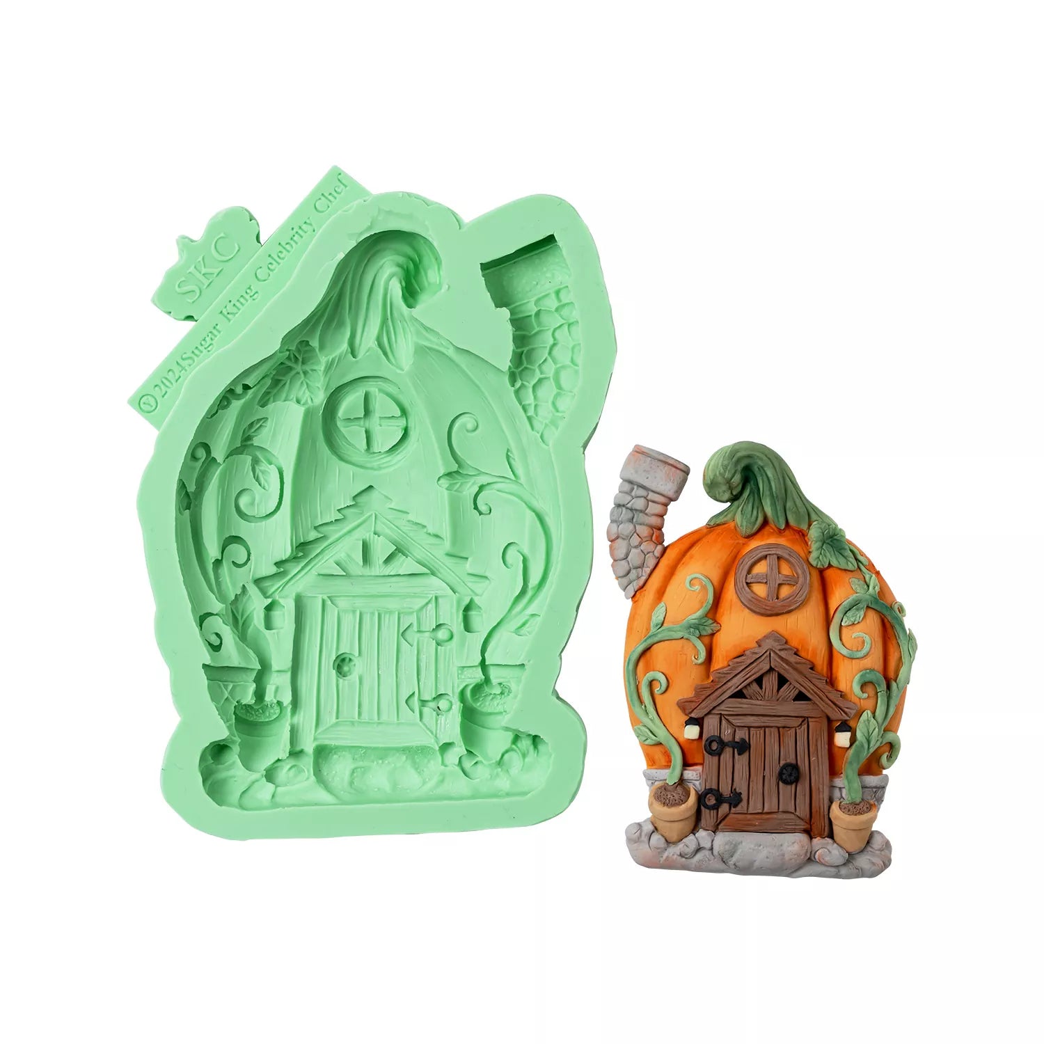Cartoon Mushroom House Silicone Mold