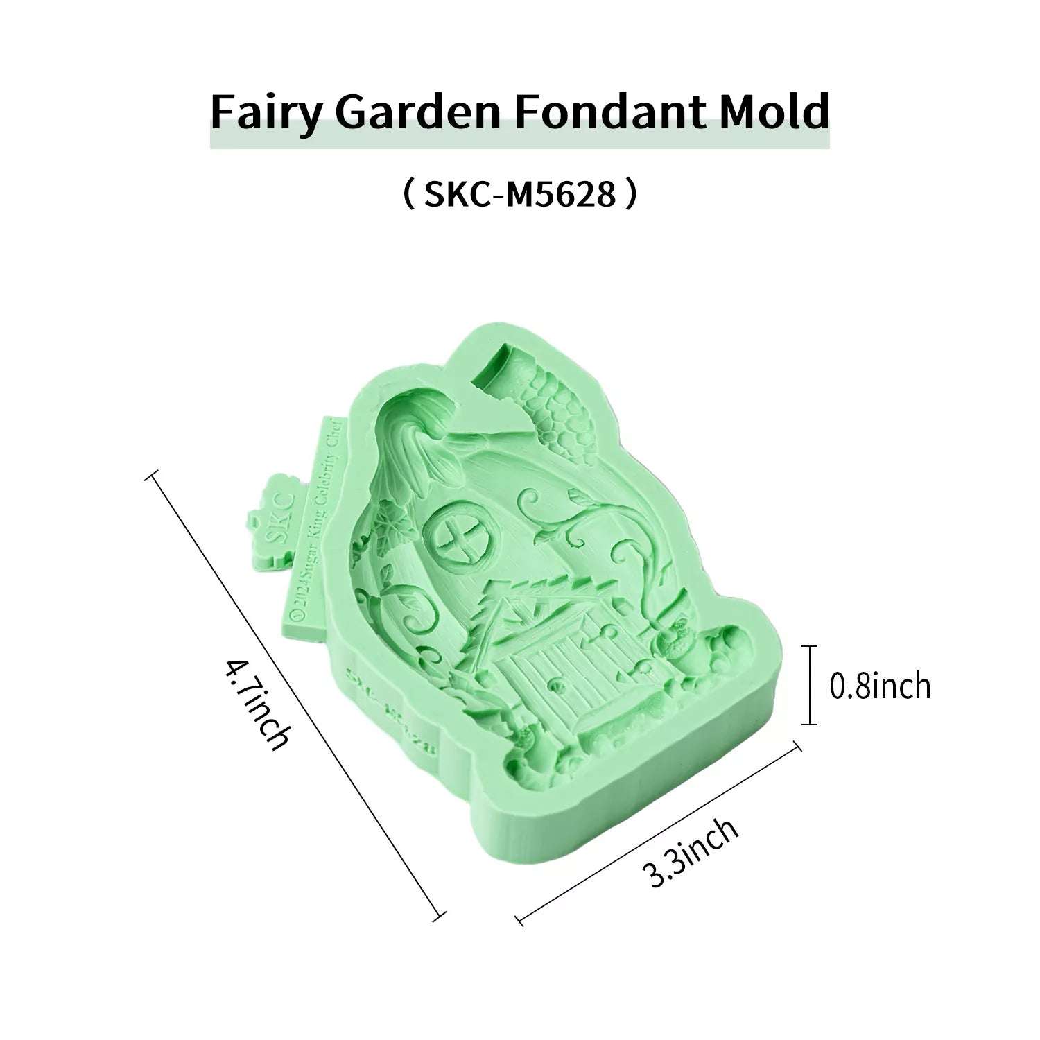 Cartoon Mushroom House Silicone Mold