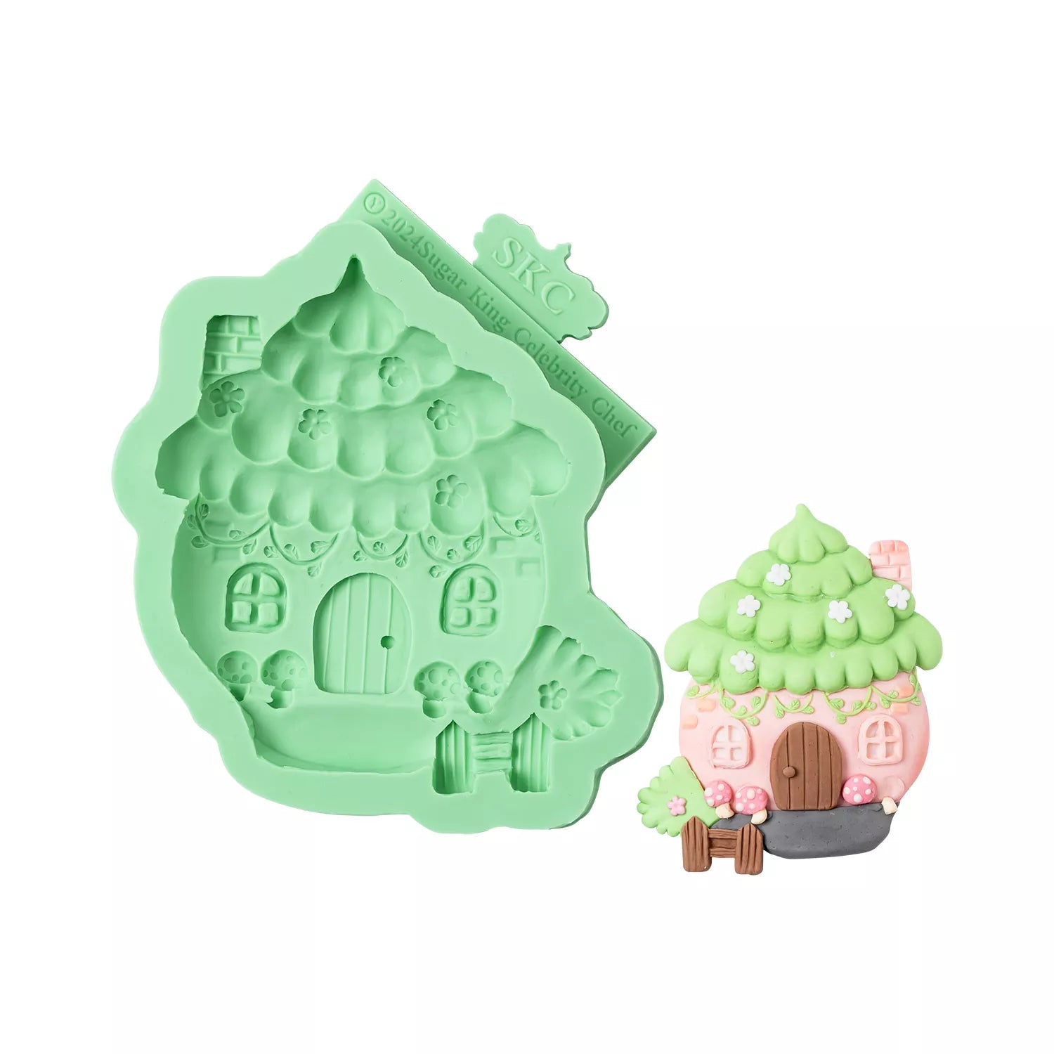 Cartoon Mushroom House Silicone Mold