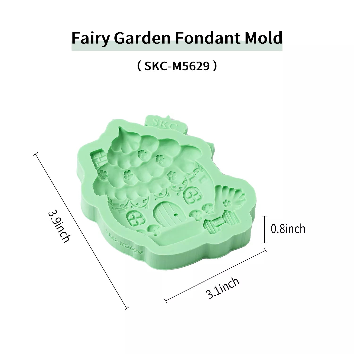 Cartoon Mushroom House Silicone Mold