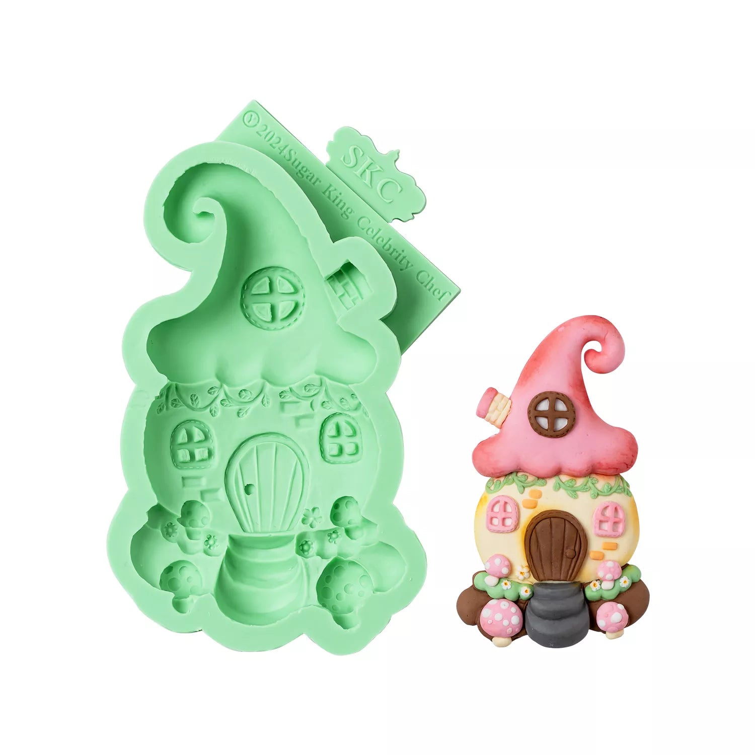 Cartoon Mushroom House Silicone Mold