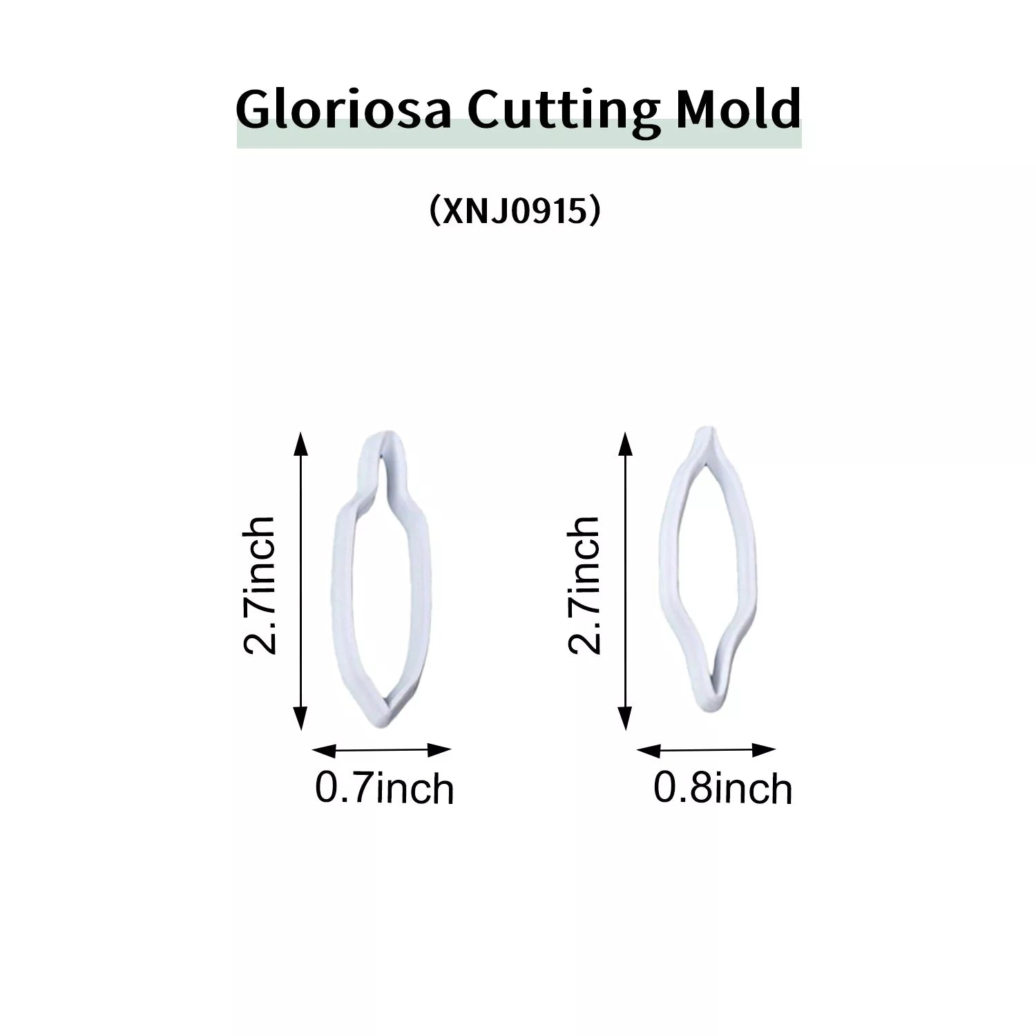 Realistic Gloriosa Lily Sugar Paste Cutting And Embossing Silicone Mold Set