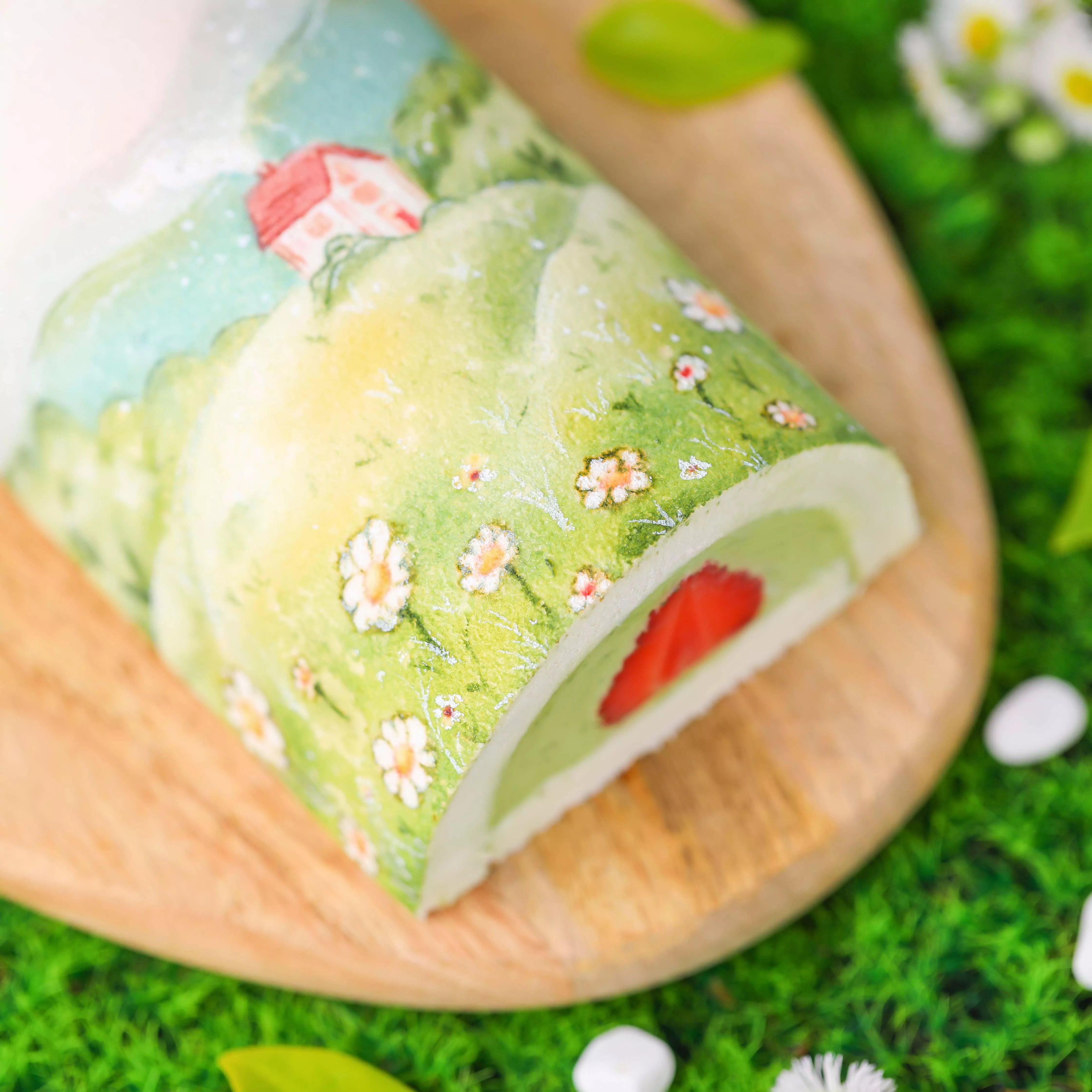 Hand-Painted Countryside Scenery Cake Masterclass