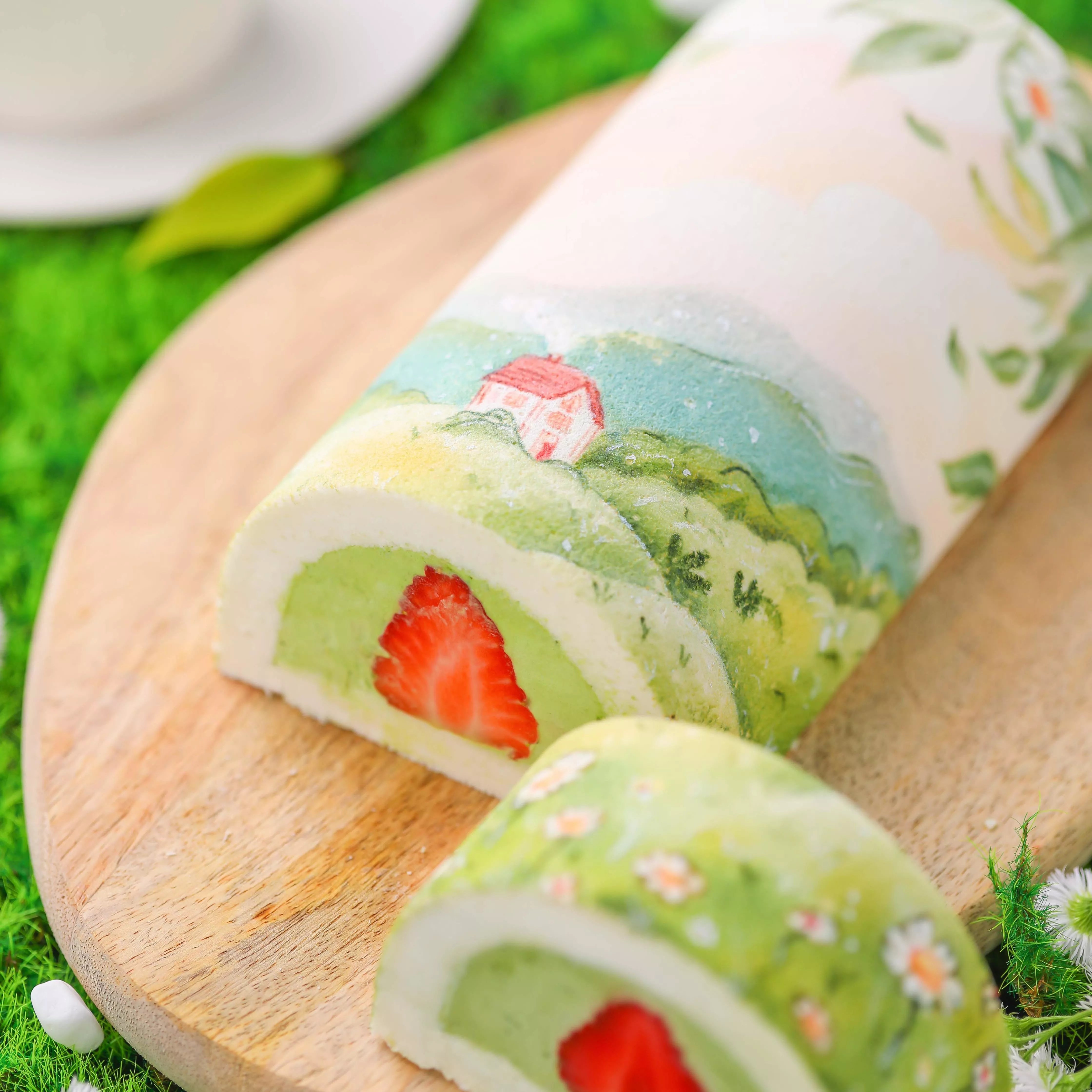 Hand-Painted Countryside Scenery Cake Masterclass