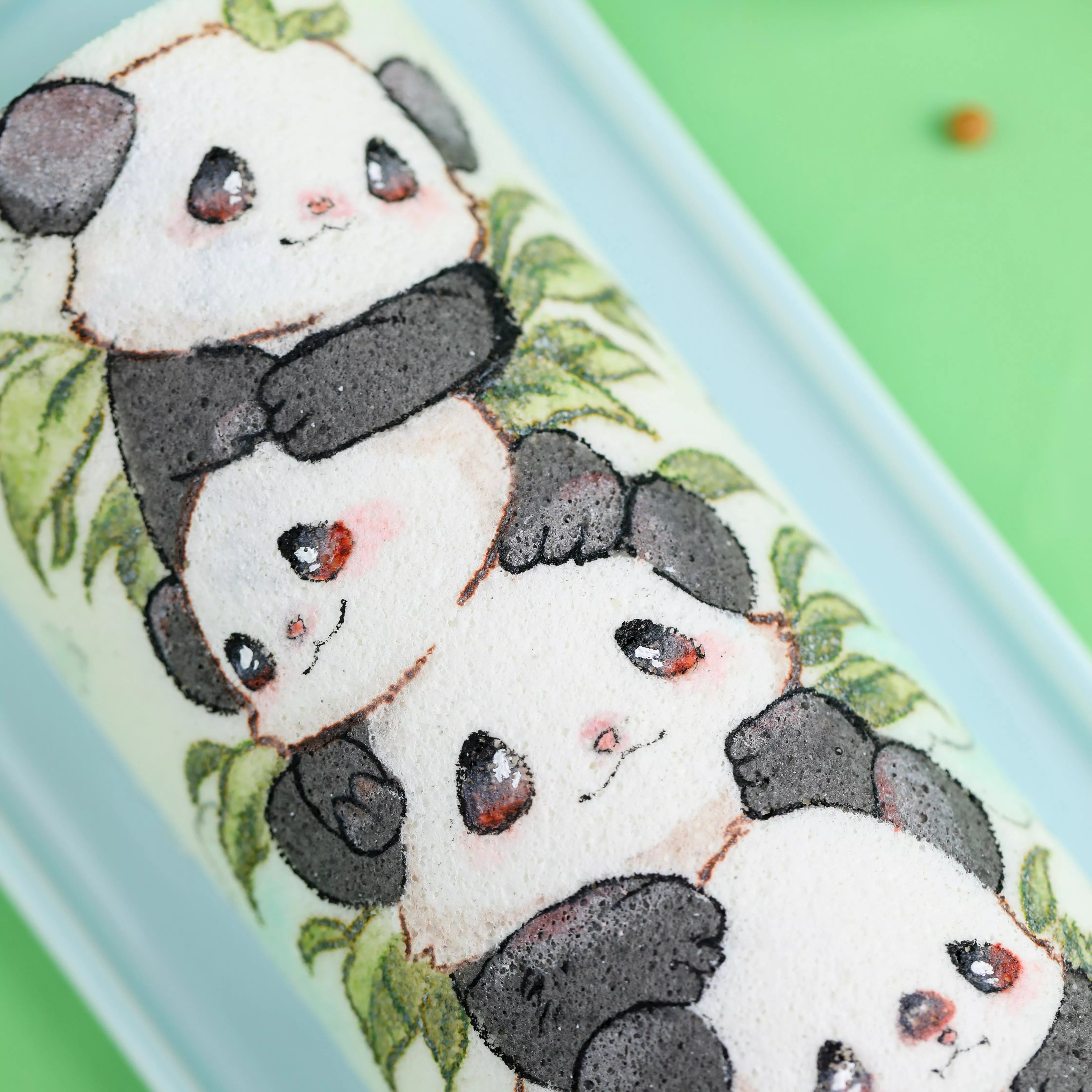 Hand-Painted Panda Swiss Roll Cake Masterclass