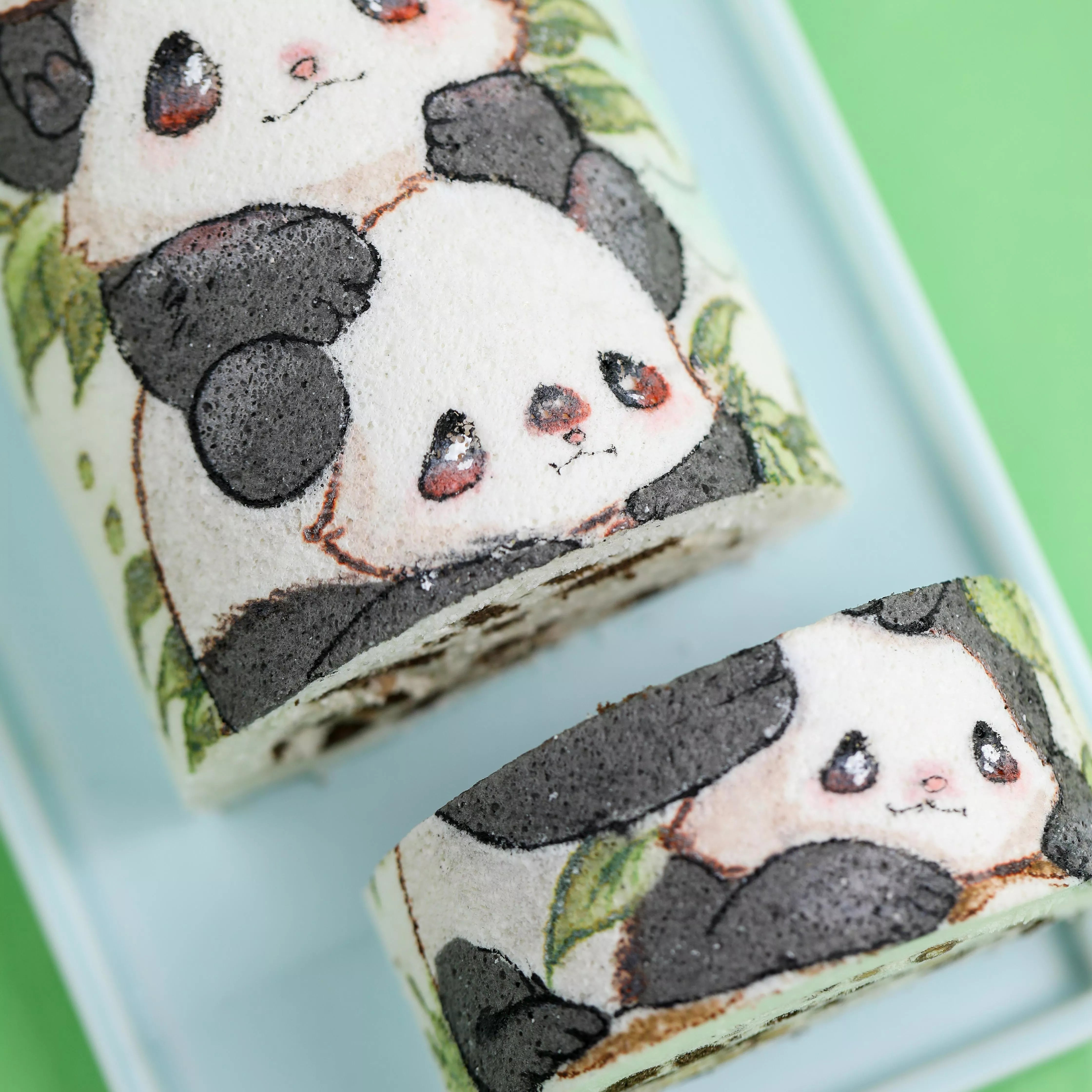 Hand-Painted Panda Swiss Roll Cake Masterclass