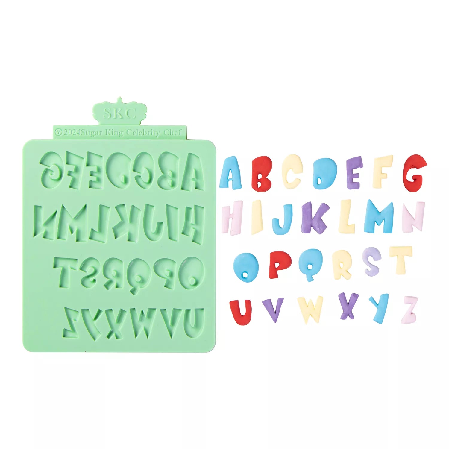 Alphabet and Number Silicone Mold