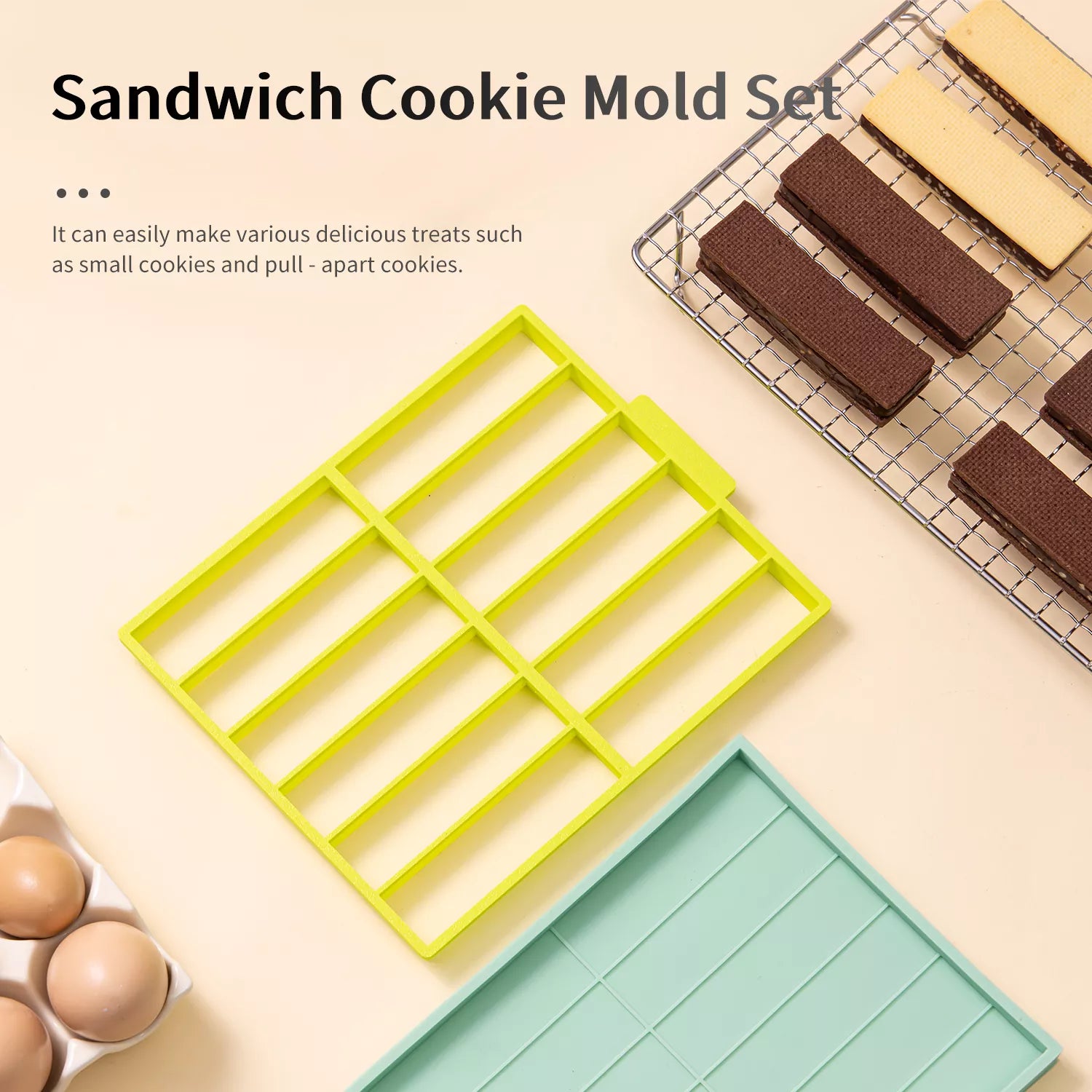 Rectangular Strip Cookie Cutter Set