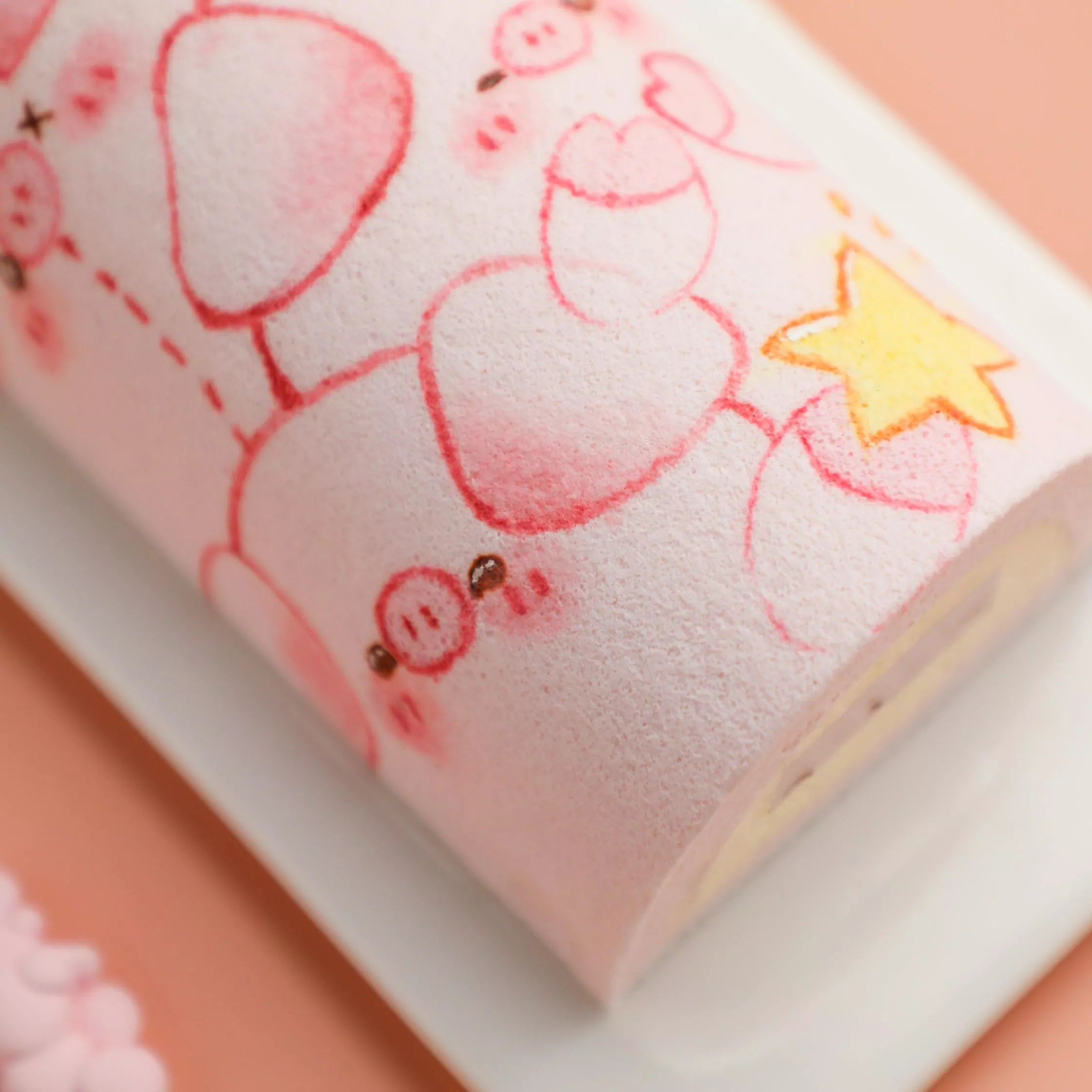 Hand-Painted Pig Roll Cake Masterclass