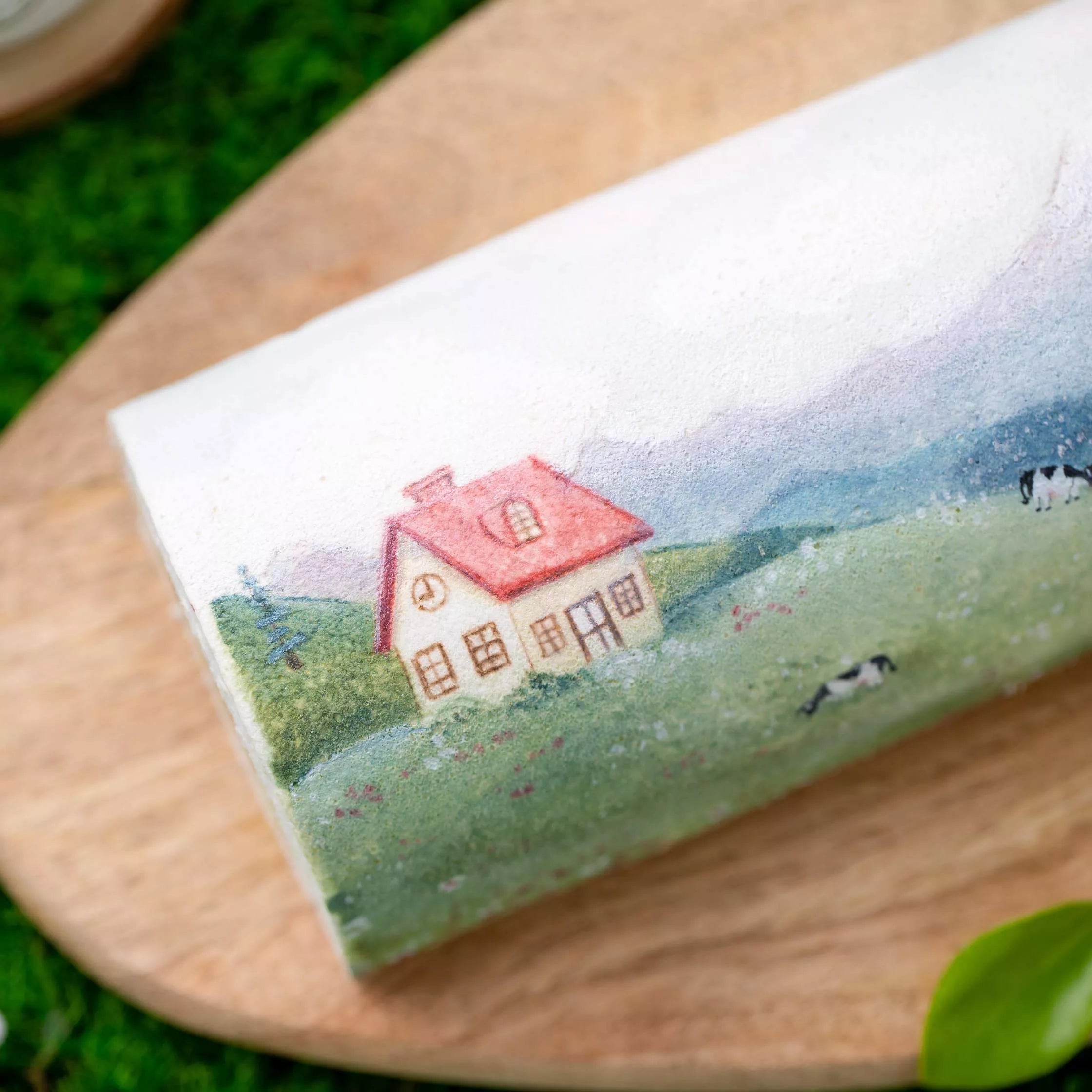 Hand-Painted Rustic Swiss Roll Masterclass
