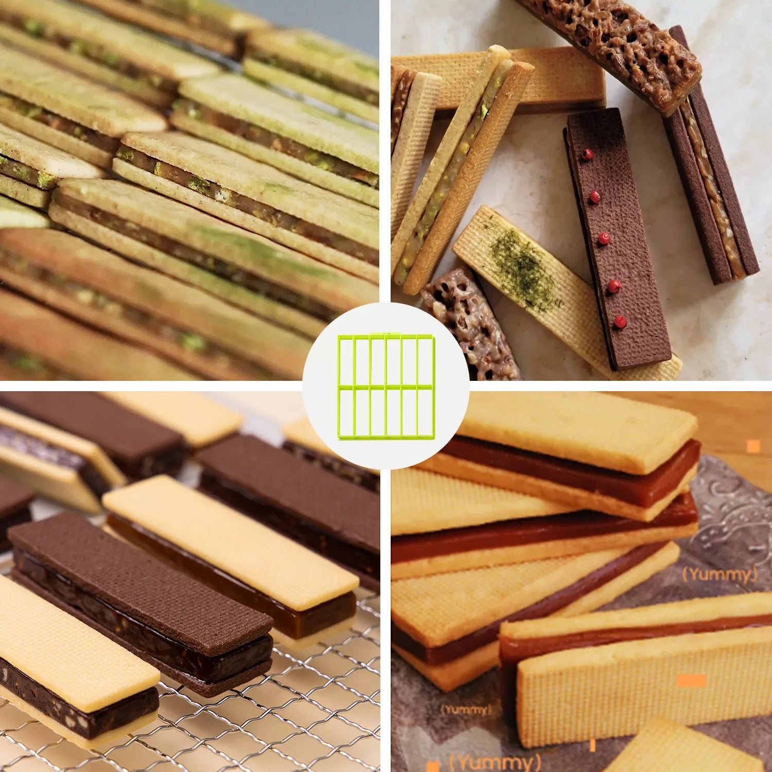 Rectangular Strip Cookie Cutter Set