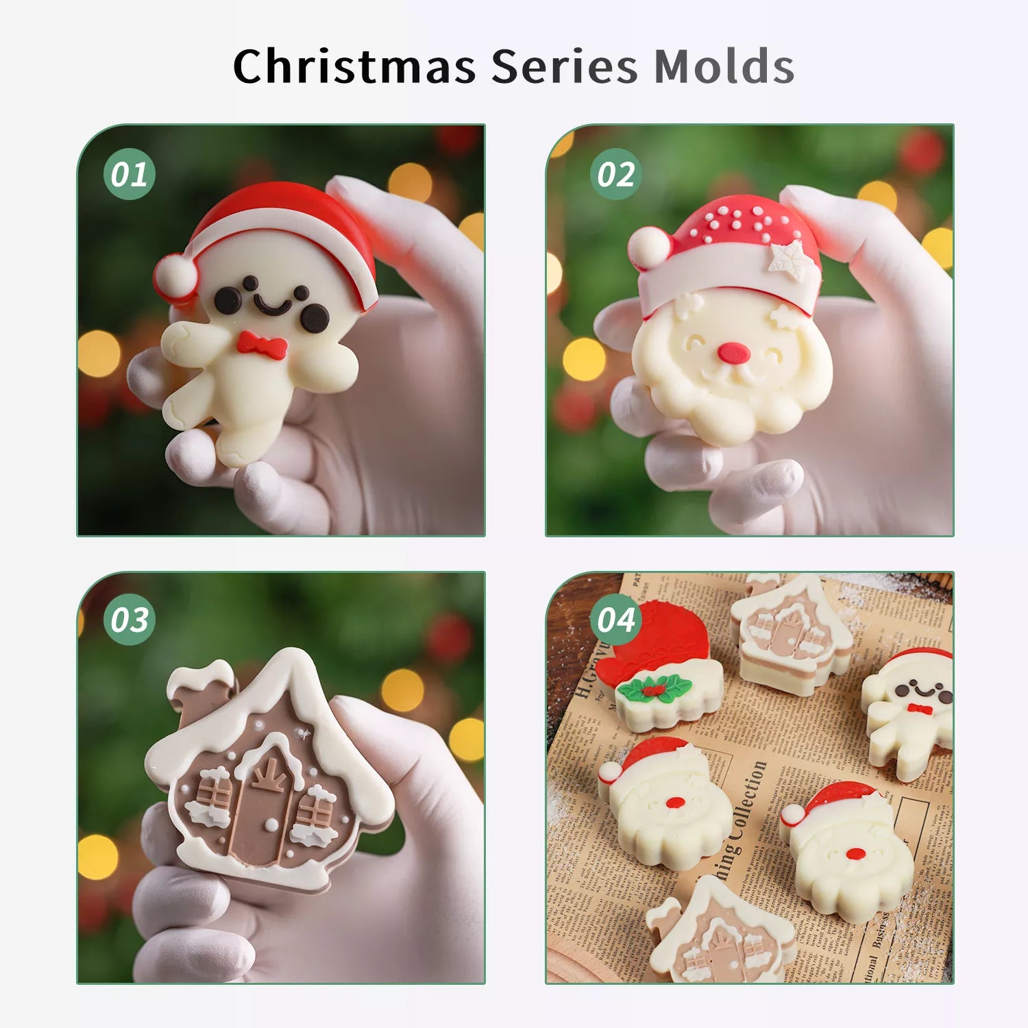 Santa Claus Treehouse Silicone Mold