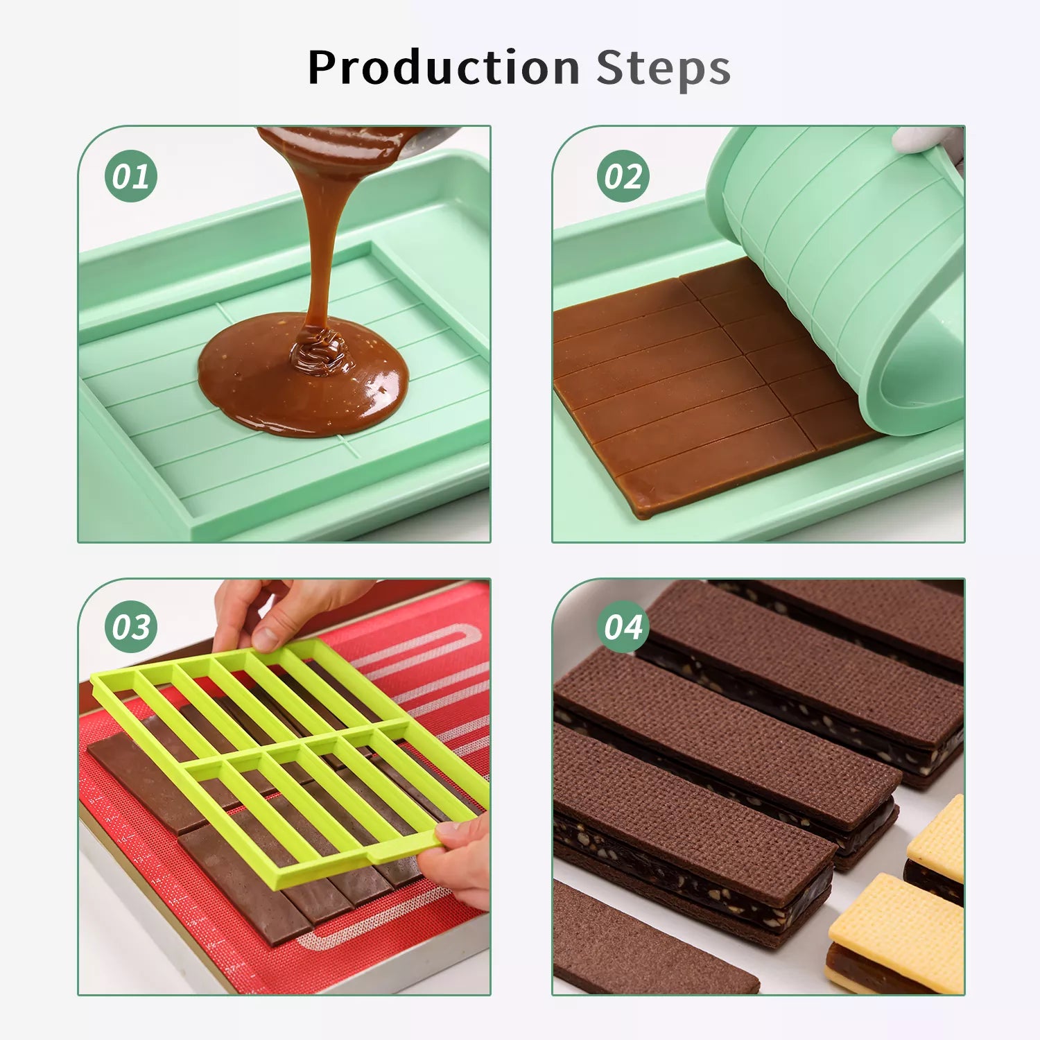 Rectangular Strip Cookie Cutter Set