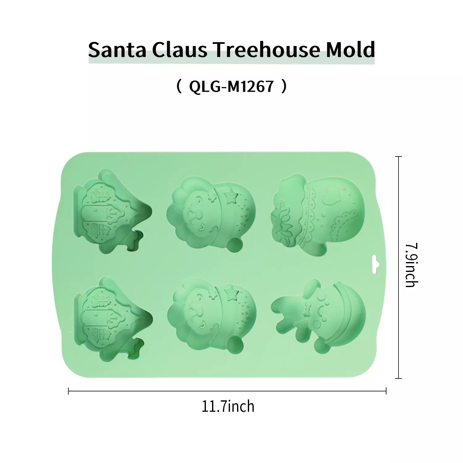 Santa Claus Treehouse Silicone Mold