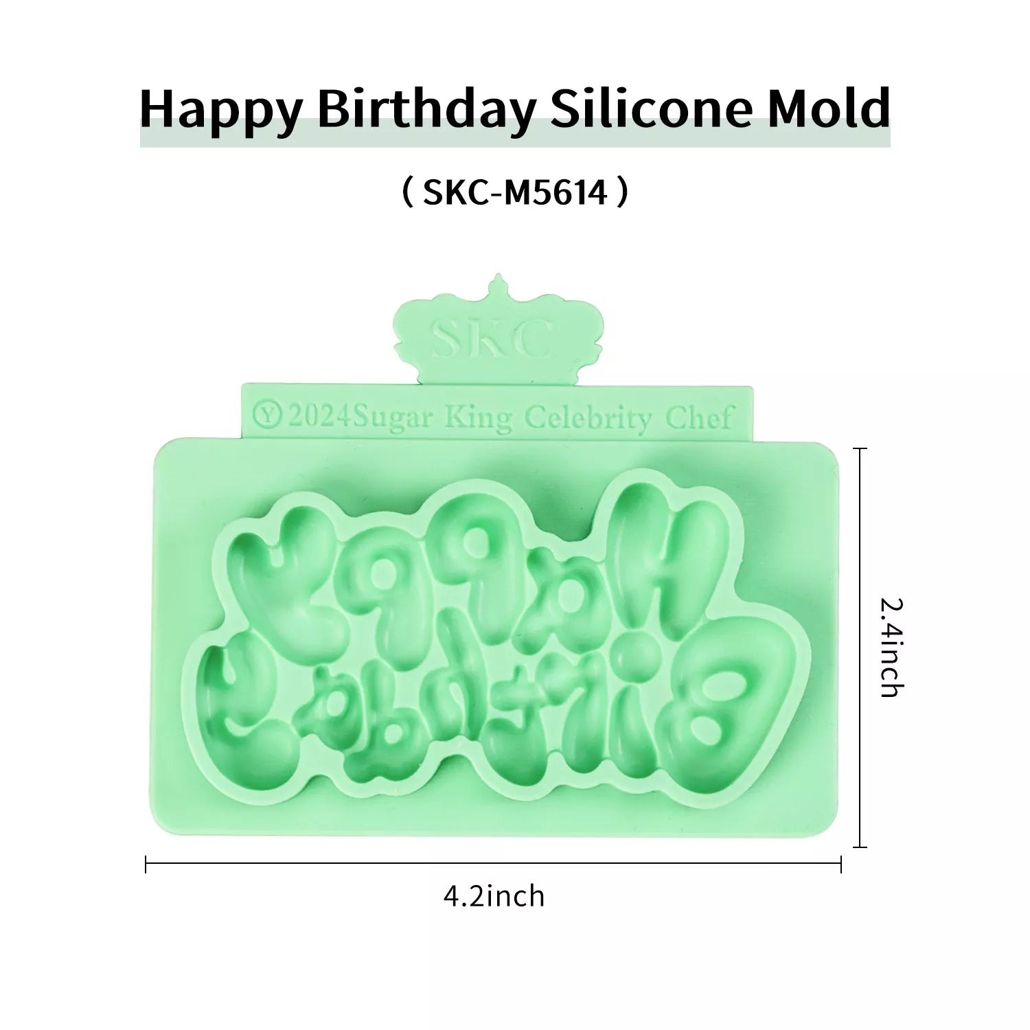 LOVE & Happy Birthday Letter Silicone Mold