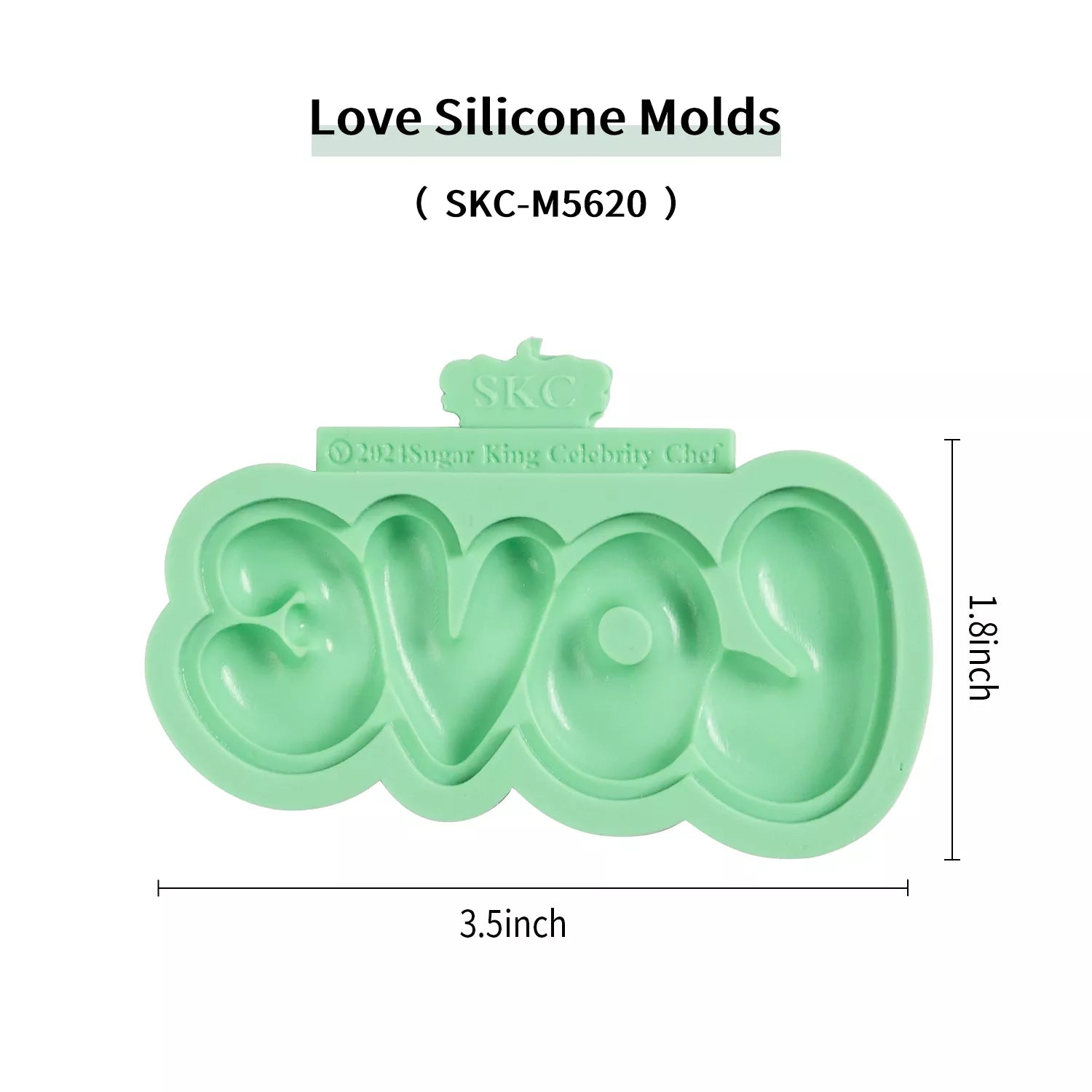 LOVE & Happy Birthday Letter Silicone Mold
