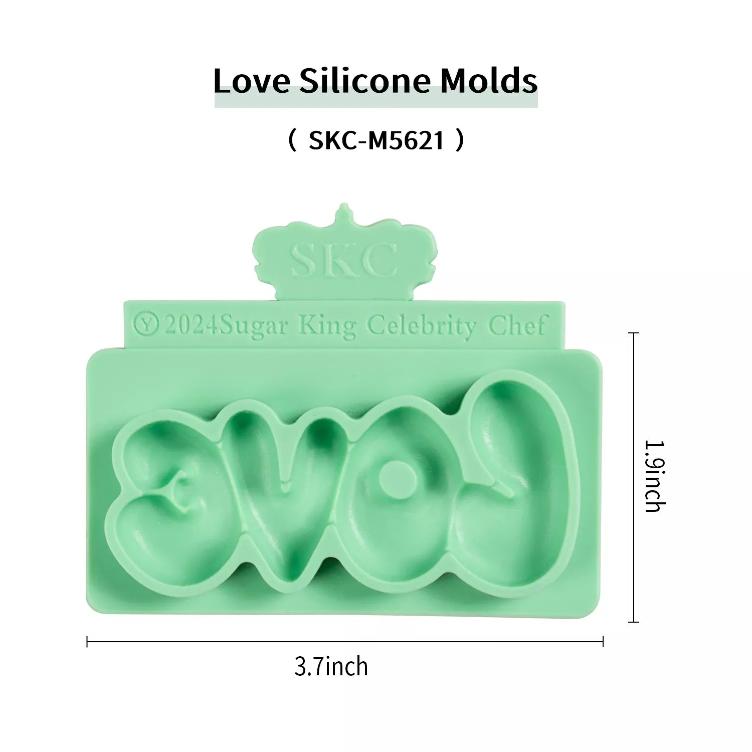 LOVE & Happy Birthday Letter Silicone Mold