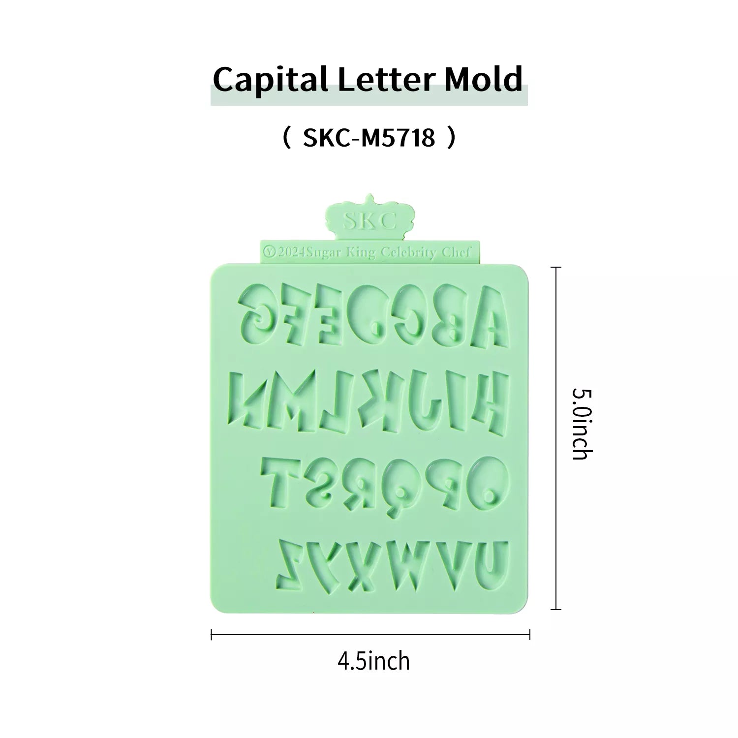 Alphabet and Number Silicone Mold